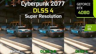 Cyberpunk 2077 DLSS 3.8 vs DLSS 4 Comparison - Massive Image Quality Improvement | RTX 4080