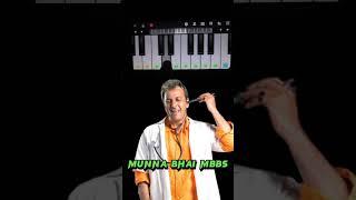 MUNNA BHAI MBBS| BGM| PIANO TUTORIAL| #shorts #pianosong #pianocover #pianotutorial #bgm #viral