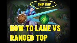 How to lane against ranged top as gwen