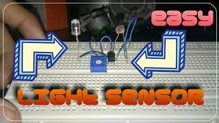 How to make a ldr day light sensor on breadboard