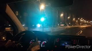 Miles Carsharing Berlin - VW T6 POV drive Berlin night