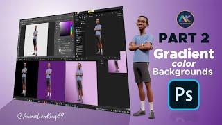 How to Create Gradient Color Backgrounds | Adobe Photoshop Tutorial for beginners