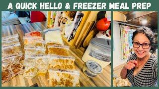 A Quick Hello & Some Meal Preps