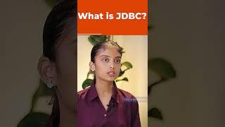 What is JDBC in Java? | Java Interview Question | #shorts #kiransir