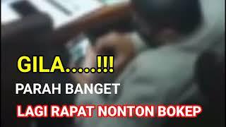 VIRAL...‼️ Terciduk lagi rapat ketauan nonton bokep