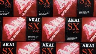 AKAI SX C-90 10 pack end of line cassette & sound