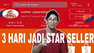 Cara Menjadi Star Seller di Shopee Dengan Cepat