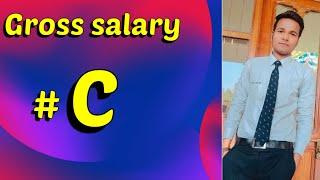 Gross Salary in C || Gross Salary @Surajseth009