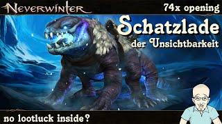 NEVERWINTER: 74x Schatzlade der Unsichtbarkeit öffnen - Showcase Opening - Playstation Loot deutsch