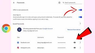 Delete saved passwords in chrome  ||  Show, Export, Edit & Remove Saved Passwords in Google Chrome