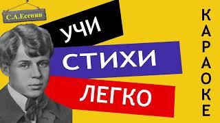 С.А. Есенин " Топи да болота "| Учи стихи легко | Караоке  | Аудио Стихи Слушать Онлайн