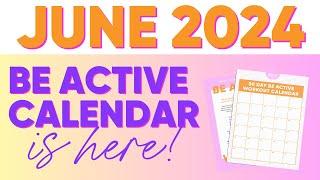 Transform Your Fitness in 30 Days with the June Be Active Calendar! ️‍️