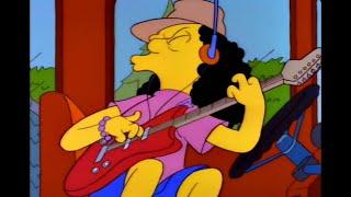 Otto Man playing his solo when Bart finds out he can play guitar.