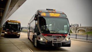 WMATA Metrobus: 2014 NABI 42-BRT HEV #8083 on Route 17G