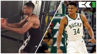 *RARE* Footage of Giannis Antetokounmpo Training Years Before Sign His Max Extension Contract!