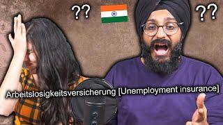 Indians Try to pronounce TOUGHEST GERMAN Words! (HARD!!)