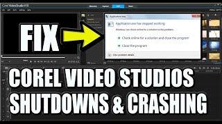 *FIX* COREL VIDEOSTUDIO CRASHING, HAS STOPPED WORKING &  RENDERING SHUTDOWNS (2019)