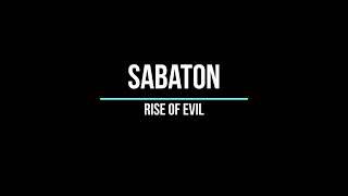 guitar cover rise of evil by sabaton