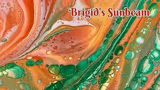 Brigid's Sunbeam ️ Shimmering Acrylic Celebration of The Goddess Brigid 