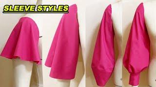 SLEEVE STYLES PATTERN MAKING PART 1 | DIFFERENT TYPES OF SLEEVES | LA MODÉLISTE