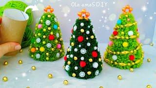 ️️ Superb Christmas Tree Making Idea with Yarn - Super Easy Way to Make It !! DIY Christmas Decor