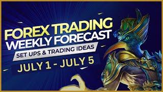  Weekly Forex Forecast | EURUSD, GBPUSD, USDJPY, AUDUSD, XAUUSD OIL (01/07/2024) Supply And Demand