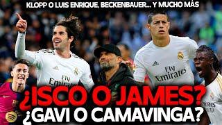 ¿ISCO O JAMES? ¿GAVI O CAMAVINGA? ¿BECKENBAUER O CRUYFF? MALDINI ELIGE ENTRE ESTOS CRACKS!