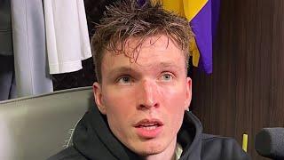 Dalton Knecht Reacts To Lakers Win Against Kawhi Leonard And Clippers