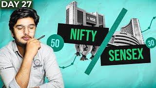 DAY 27 || NIFTY OR SENSEX ? || STOCK MARKET COURSE BY PRASHANT CHAUDHARY