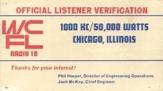 WCFL 1000 AM Chicago 1-5-1986