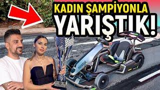 Türkiye Şampiyonu Kadınla Yarıştık! | Drift Yapan Segway-Ninebot GoKart