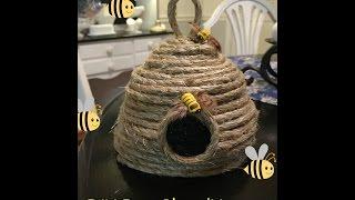 Easy DIY Bee Skep / Bee House