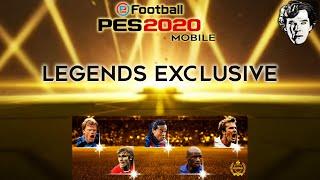 LEGENDS EXCLUSIVE | eFootball PES 2020 Mobile Legends Pack opening Compilation - Free Legend #hTGPES