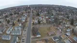 A Monday afternoon over Hibbing, Minnesota.