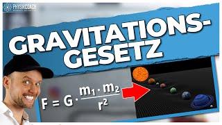 Gravitationsgesetz || Physik für Mediziner || Physik Grundlagen