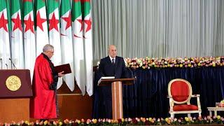 Algeria's new president Tebboune is sworn in