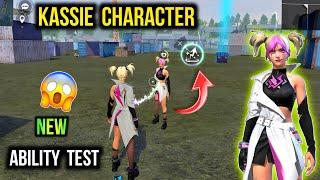 Kassie Character Ability Test | Free Fire New Character Kassie Gameplay & Skill