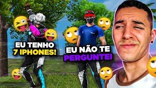 O RICO MAIS DESUMILDE DO FREE FIRE - TESTE SOCIAL