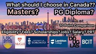 Masters vs PG Diploma in Canada I What should you Choose??