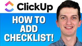 How To Add Checklist In Clickup