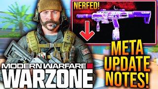 WARZONE: New META UPDATE PATCH NOTES! RENETTI NERF, Game Breaking Problems FIXED, & More!