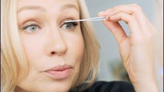 Как клеить накладные ресницы-пучки Romanovamakeup.