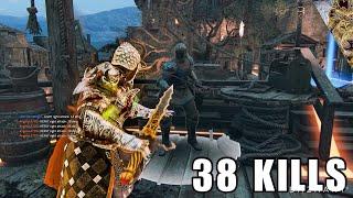 FOR HONOR - Insane 38 Kill Breach Game With Warmonger!