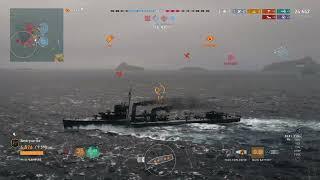 World of Warships Legends PS4 / Vampire / Gameplay