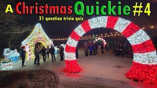 A Christmas Quickie #4 (Holiday Themed Trivia Game) 21 Trivia Questions (ROAD TRIpVIA- Episode 1391)