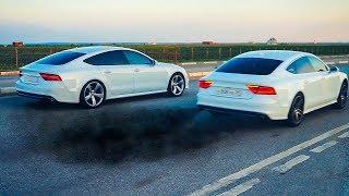 РАЗОЗЛИЛИ AUDI A7 на ЧИПЕ! Заезды против чипованной АУДИ