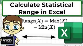 How to Calculate Range in Excel