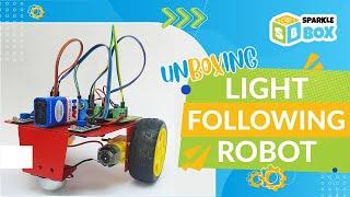 Light Following Robot Unboxing | Sparklebox Robotics Kit Unboxing | Robotics Projects | Sparkle Box