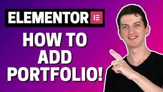 How To Add Portfolio Section In Elementor