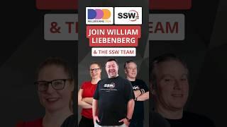 Meet us at DDD Melbourne 2024 | Join William Liebenberg and the SSW team #developerlife #coding